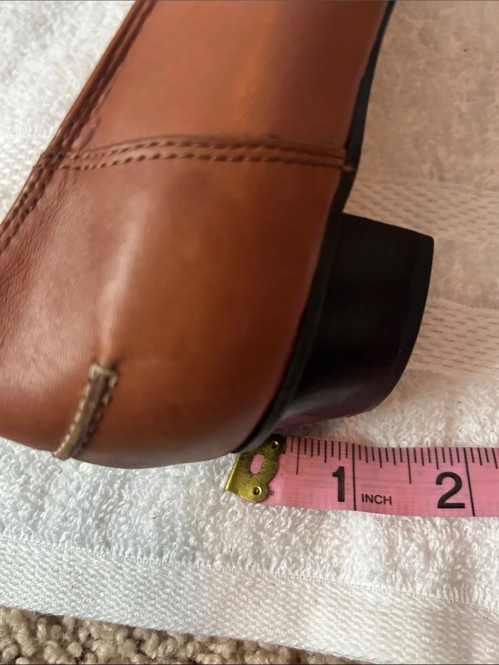 Liz Claiborne Men's Tan Leather Tassel Loafers